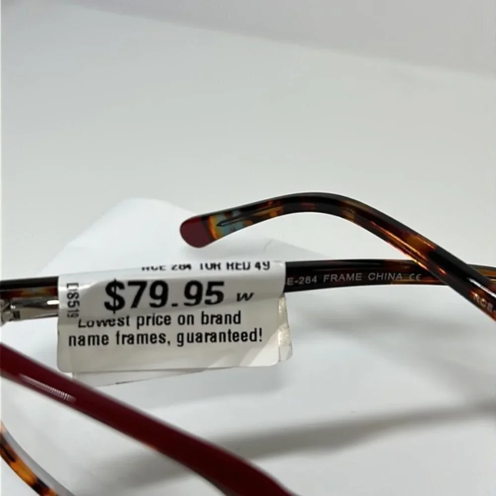 Runway Couture Eyewear RCE284 Tortoise/Red Eyeglasses